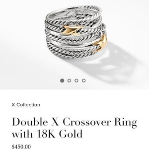 David Yurman X Crossover Ring
